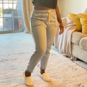 Celebrity Pink Chambray “Denim” Joggers